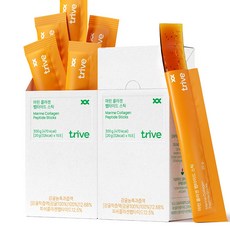 trive 마린 콜라겐 펩타이드 젤리 스틱 저분자 피쉬 콜라겐 펩타이드, 2개, 300g 2개, 300g