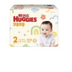 하기스 2022 보송보송 기저귀 밴드형 남여공용, 2단계, 203매