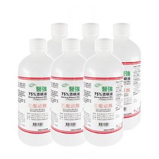 【醫強】潔用75%酒精500ml(瓶裝), 6個, 500ml