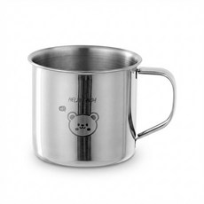 클린리브 스텐양치컵 유아컵 양치컵 머그컵, 150ml, 1개, 스텐컵