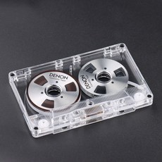 DIY 홈메이드 알루미늄 오디오 카세트 테이프 46분, 12.denonSilver, denon Silver, 1개