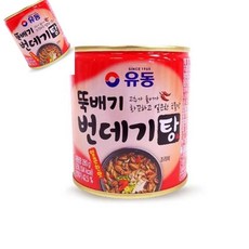 십땨 유동 뚝배기 번데기탕 얼큰한만 통조림 캔 국물조림 통조림식품 즉석간편