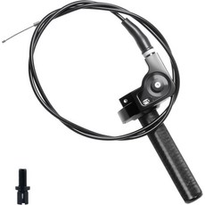 모터사이클 스로틀 그립 78 22mm CNC 알루미늄 퀵 트위스터 케이블 포함 KLX CRF EX XR CRF50 CRF230 50 110 125 230 250 더트 핏 바이크, Style-B-Silver