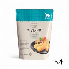 곰표 튀김가루 1Kg X 5개 업소용 식당용 분식집튀김가루 식자재 후라이드 프라이드 음식점 바삭한튀김, 1g, 1개