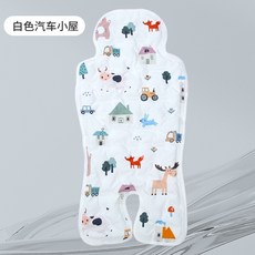 恩寶 韓國熱銷 動物系列 冰珠冰墊 兒童推車坐墊 可水洗, 1個, 汽車小屋