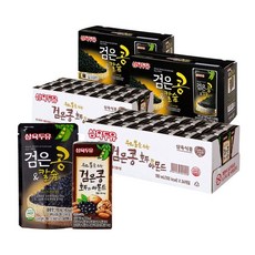 삼육두유 검은콩앤칼슘 파우치 190ml 40팩 +검은콩호두와아몬드 190ml 48팩 237954, 88팩