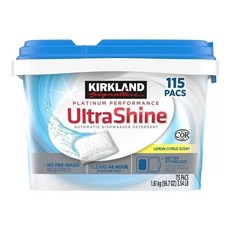 科克蘭 檸檬香洗碗錠 (洗碗機專用) 115入, 1個