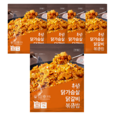흑닭 닭갈비 닭가슴살 볶음밥, 5개, 300g