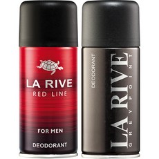 [공식수입] 라리브 남성 데오드란트 2종 (레드라인+그레이포인트) 150ml*2종, 150ml, 2개