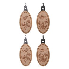 HAIMINGJUN 4개 나무 바늘 실 끼우기 키트 손 도구 가벼운 스티치 실 끼우기 재봉 액세서리 DIY 공예용 재봉 실 끼우기, 6cmx2.5cm, 목재 강철, C세트
