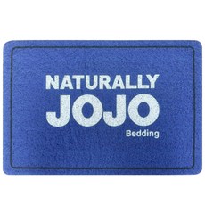 Naturally JOJO 柔軟吸水地墊 浴室廚房防滑墊 簡約時尚居家裝飾, 藍色, 1個