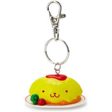 산리오 폼폼푸린 오므라이스 오오모리 피규어 키링 키체인 키홀더 굿즈, 1개