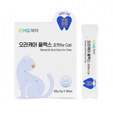 오라케어 플렉스 포캣 60g(2gX30ea) 고양이 영양제 dhy+4327xi, 구강/치석관리