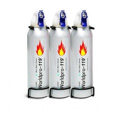 [ZIXI] 월드프로119 차량용 소화기 휴대용 간이소화용구, 3개