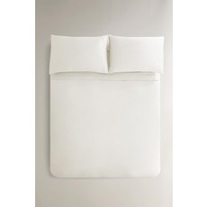 자라 zara 새틴 이불 커버(300수) - 화이트 0035/088/250112687, 싱글