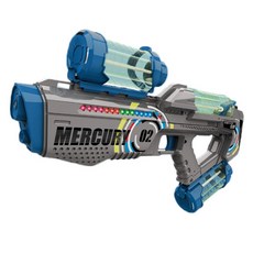 전동 물총 워터건 워터밤 캠핑 물놀이 비콘정품 머큐리 02 전동워터건, 02. 티타늄 그레이, 1개