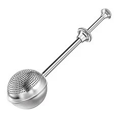파우더 셰이커 설탕 먼지 떨이 밀가루 체 향신료 케이크 장식 도구 베이킹 액세서리, 01 silver