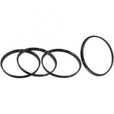 휠 액세서리 부품 4개 폴리카보네이트 허브 센트릭 링 외경 130.80mm 내경 124.90mm 포드 F-250 슈퍼 듀티 F-350 E-시리즈 밴 해외 직배송