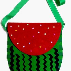 달빛M 펠트지수박가방 부직포공예