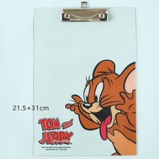 Daiso 湯姆與傑利, 1個, A4板夾 傑利, 粉紅色