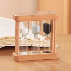 hybe 1분 3분 5분 일체형 모래시계, 흑백