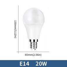10pcs LED 전구 램프 AC220V E27 E14 3W 6W 9W 12W 15W 18W 20W Lampada Bombilla 거실 홈 Luminair AP 220V, E14 20W, Cold 화이트, 1개