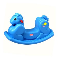 흔들말 파랑 말장난감 인형탑승 흔들목마