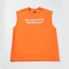 보드라이더스 퀵실버 UPF 50+ 트리 커넥션 머슬 슬리브리스 래쉬가드(QF21RE044ORG)_CA