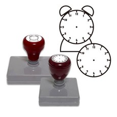 만들기대장 도장시계스탬프 기본시계스템프, 1개, 알람시계