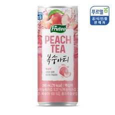 푸르밀 푸르티 복숭아티 240ml, 10개