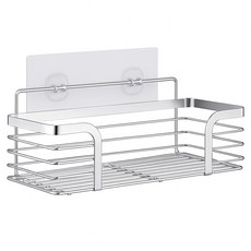 不鏽鋼置物架 附無痕卡扣貼片, 寬30CM, 1個