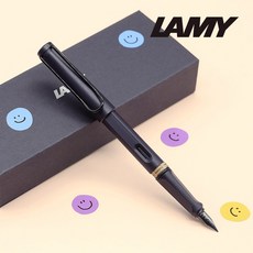 [무료각인서비스] 라미 사파리 만년필 스틸블랙 / 선물포장 리플렛 정식수입처 제품 LAMY RAMY, EF촉, 각인 필요없음/포장 필요없음