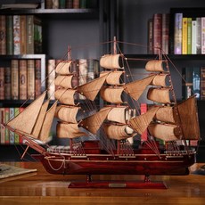 범선 미니어쳐 항해 피규어 베스푸치호 요트 선박 우드 모형배, 범선 125cm 해안 경비대 독수리