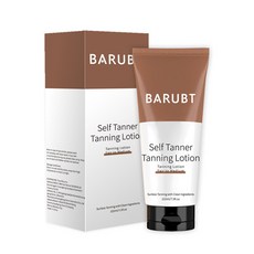 BARUBT 自曬身體乳 222ml 速黑持久顯色 保濕滋潤, 1個, DZ1838-01