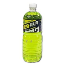 크리너 와이퍼 1.8L 워셔액 청개구리 에탄올 세차 자동차소모품 와이퍼워셔액 앞유리청소, 없음