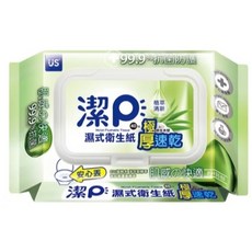 優生 潔P 濕式衛生紙 (植萃清新/極厚速乾), 40抽