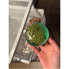말랑이 왁뿌볼 슬랑이 코코넛 오일 수제 스트레스볼 DIY 선물, 4cm 소형, 1개, 민트그린빈