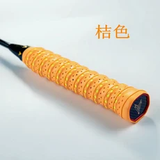 10 Pcs Anti-slip Sweatband 배드민턴 그립 테니스 오버 스포츠 테이프 권선 낚싯대 스쿼시 패들 라켓, 01 오렌지, 한개옵션2