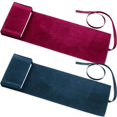 Zhengmy 2피스 타로 카드 벨벳 랩 스프레드 천 파우치 백 데크 보관 홀더 오라클 플레잉 카드용