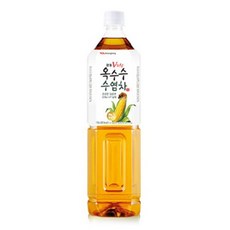 광동 V라인 옥수수 수염차 무라벨, 1.5L, 3개