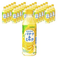SANGARIA Maroyaka香蕉牛奶風味飲, 24個, 500ml