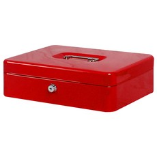 봄인터내셔널 자물쇠 소형금고 미니돈통 수납함 가정용금고, 돈통(특대형)_레드, 본상품선택