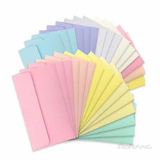 로랑마켓 파스텔 편지봉투 랜덤 30장 예쁜봉투 파스텔봉투 문구잡화