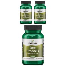 SWANSON 斯旺森 蜂膠膠囊 550mg, 60顆, 3個