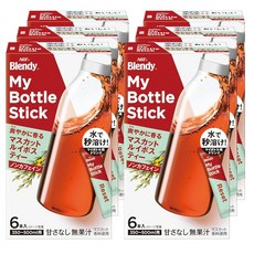 AGF 브렌디 내 병 스틱 상쾌하게 향기 무스카트 루이보스티 6개×6상자, 1개, 1개입, 1g