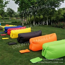 야외 에어 베드 풍선 소파 에어 매트리스 낮잠 그물 휴대용 접이식 음악 축제, 보라, 240x70cm, B.보라색