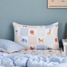 [모던하우스 인천점] 마미허그 소프트워싱 사파리페스타 베개커버 60x40 멀티 -[CZ0326008], 이미지참조