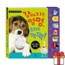 강아지는 멍멍 오리는 꽥꽥 소리 나는 촉감 사진책, 단품