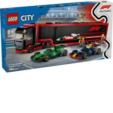 LEGO City系列 F1卡車與 F1 RB20&AMR24賽車 60445, 1組, 混色