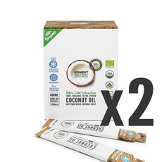 어니스트 유기농 엑스트라버진 코코넛오일 40p, 400ml, 2개